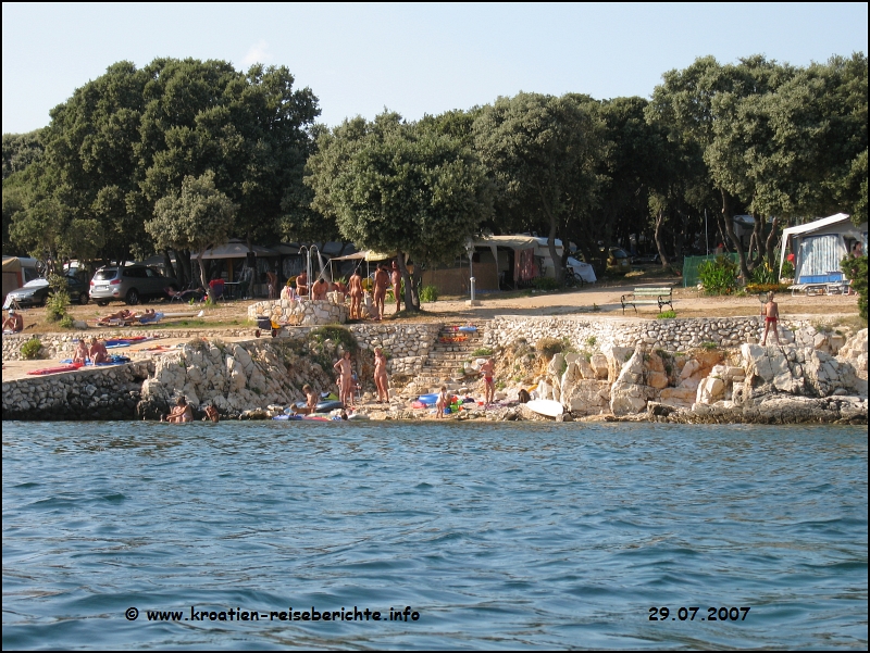 Strand Camp Strasko Kroatien