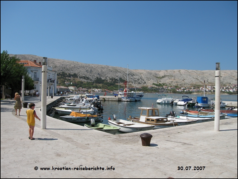 Hafen Pag Kroatien