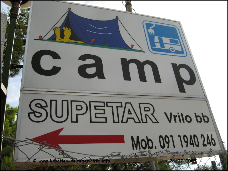 Camp Supetar Kroatien