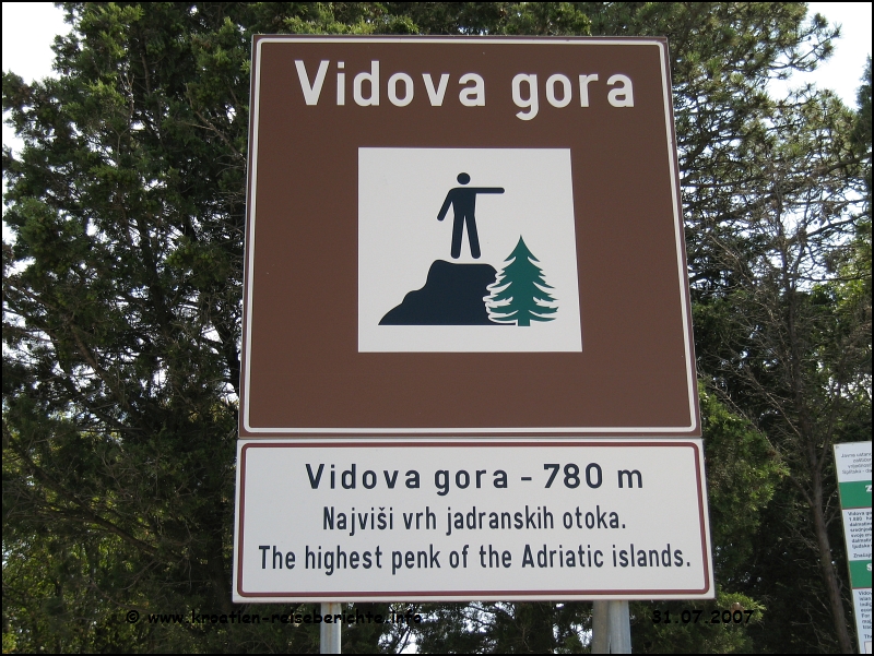 Vidova Gora Kroatien