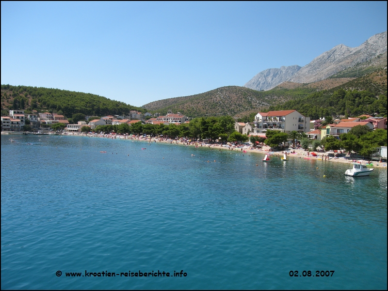 Badestrand Drvenik Kroatien