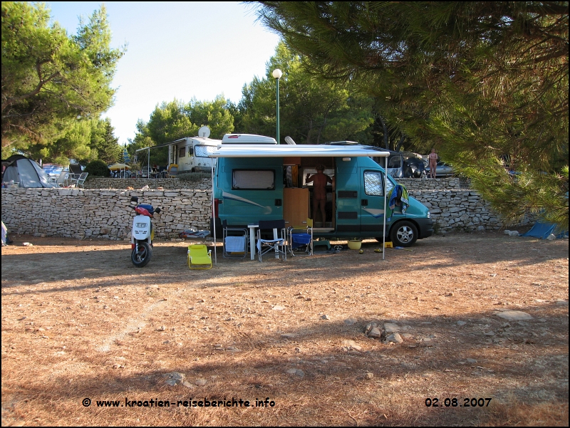 Camp Nudist Vrboska Kroatien