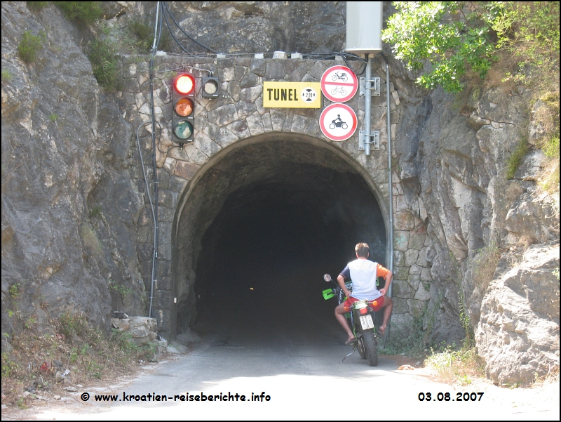 Tunnel - Zavala Kroatien