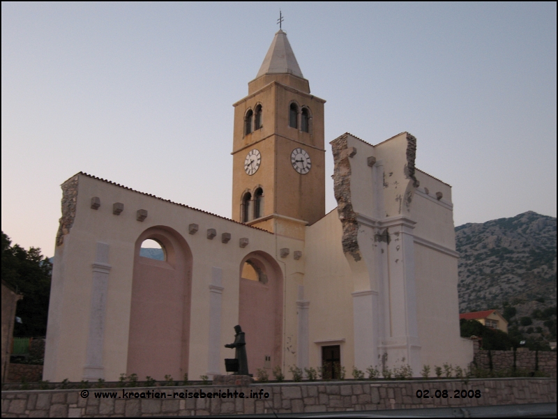 Kirche sv. Karlo in Karlobag