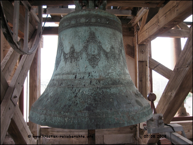 Glocken im Turm der Kirche sv. Donat in Zadar