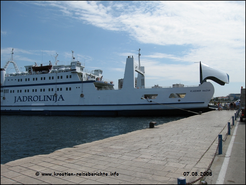 Fhre zur Insel Dugi Otok