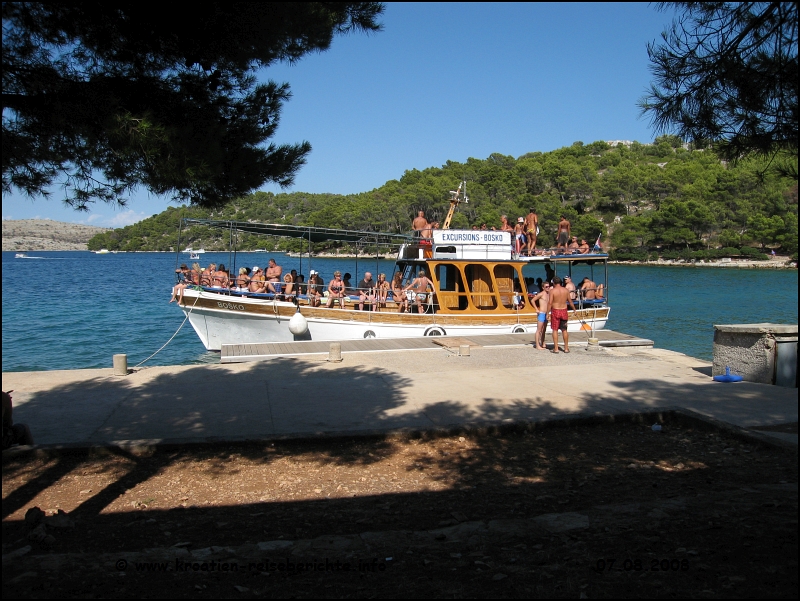 Ausflugsboot Naturpark Telascica