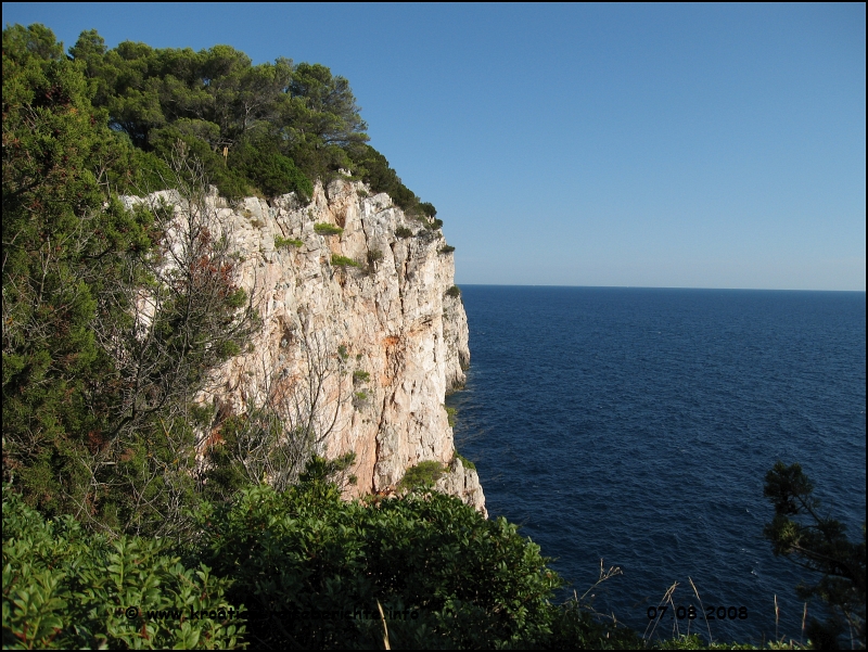 Klippen im Naturpark Telascica