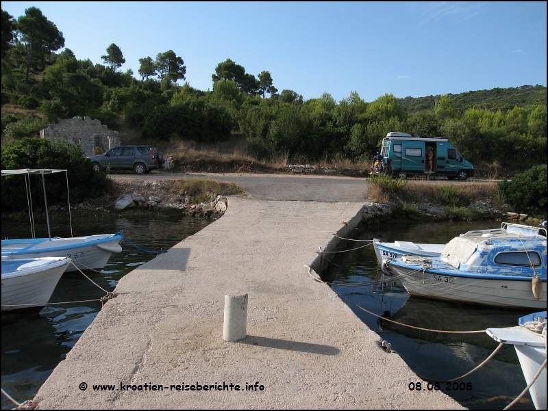 bernachtungsplatz im Naturpark Telascica