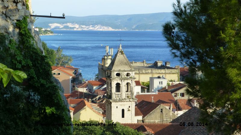 Burg Peovica Omis Kroatien