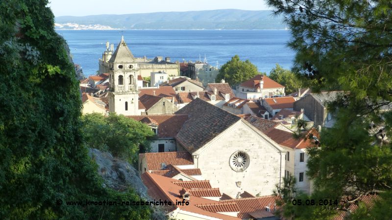 Burg Peovica Omis Kroatien