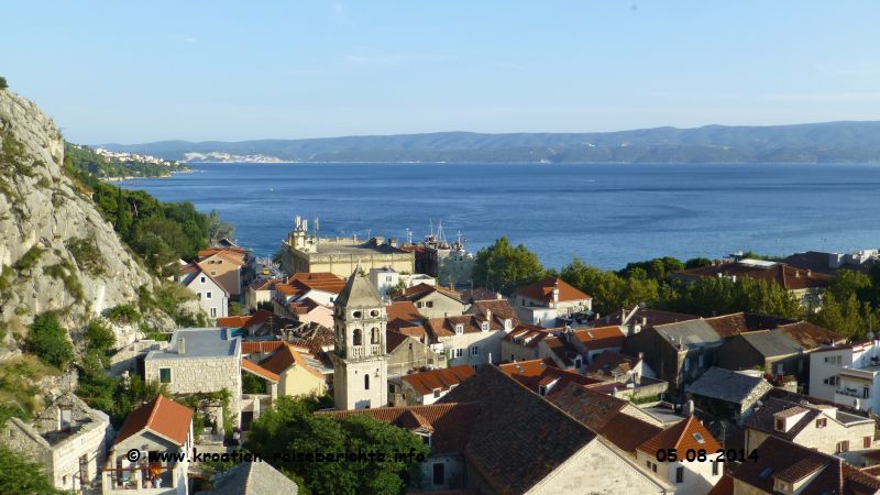 Burg Peovica Omis Kroatien