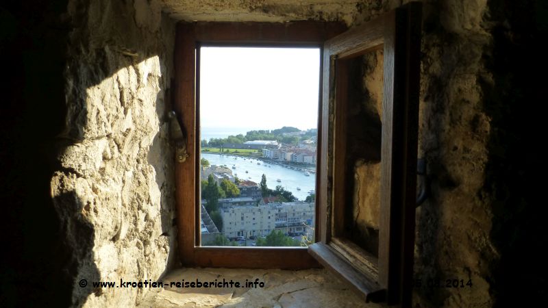 Burg Peovica Omis Kroatien