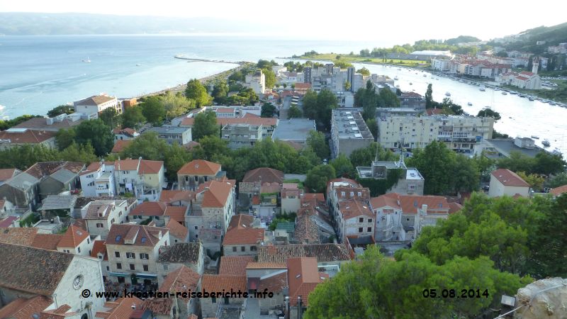 Burg Peovica Omis Kroatien