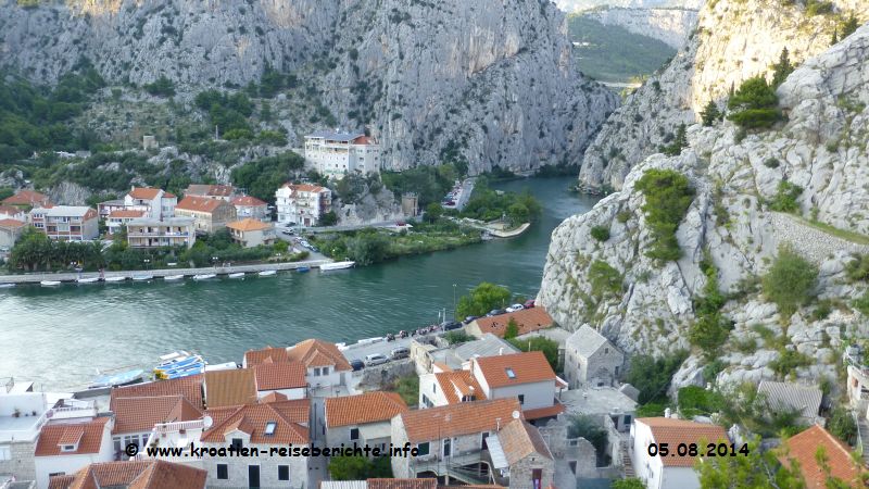 Burg Peovica Omis Kroatien