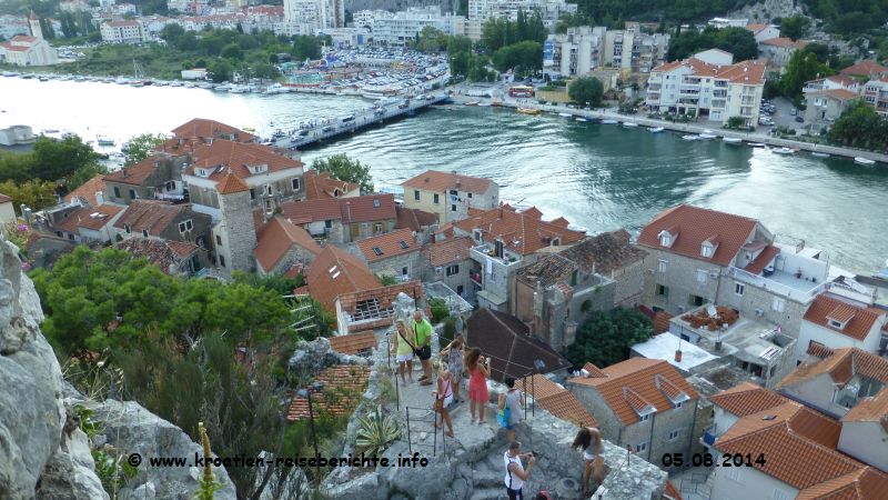 Burg Peovica Omis Kroatien