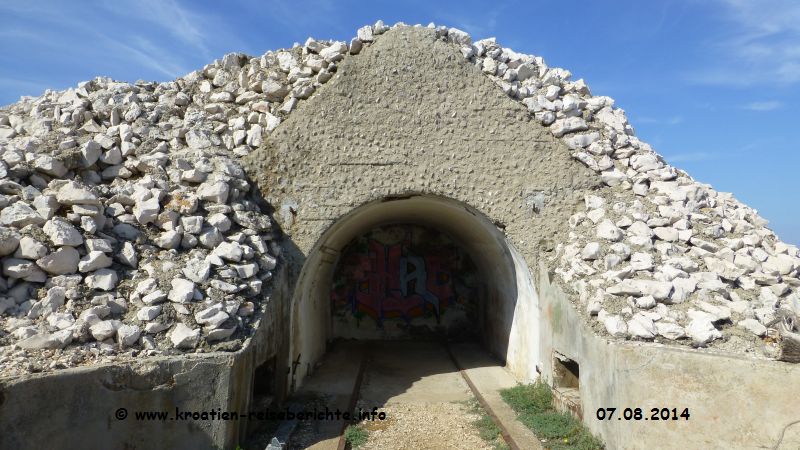 Insel Vis Kroatien Bunker