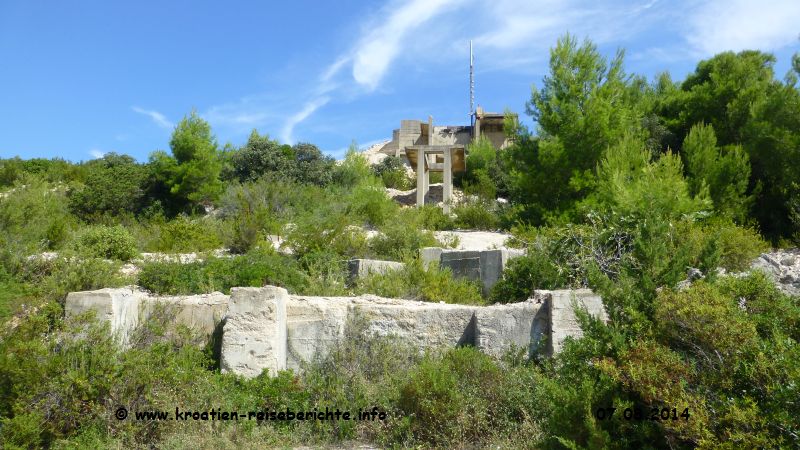 Insel Vis Kroatien Bunker