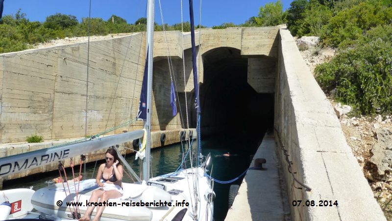 Insel Vis Kroatien Bunker