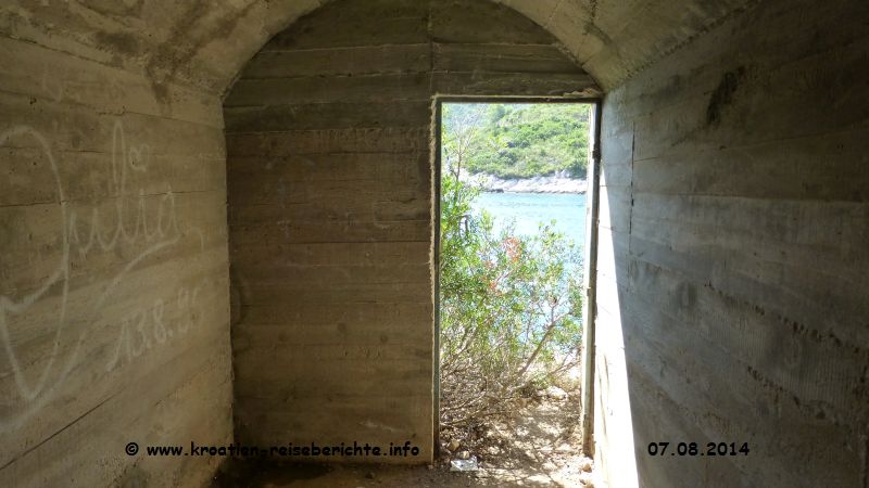 U-Boot Bunker Insel Vis Kroatien