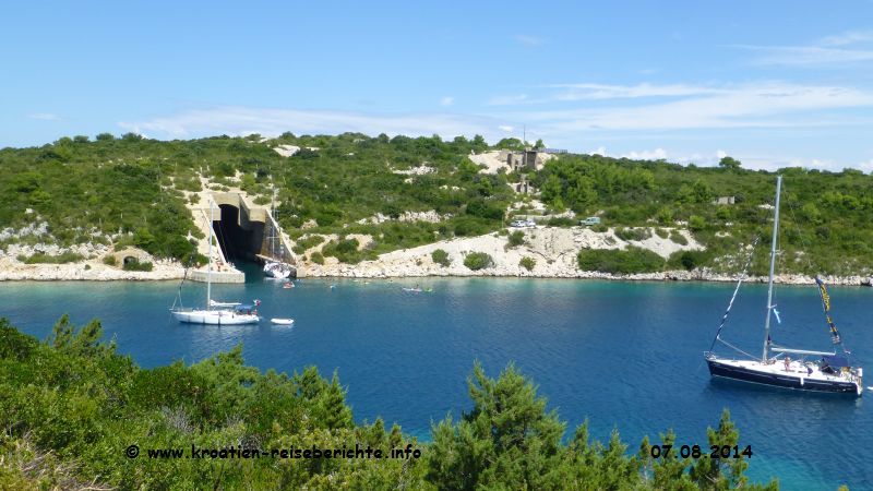 U-Boot Bunker Insel Vis Kroatien