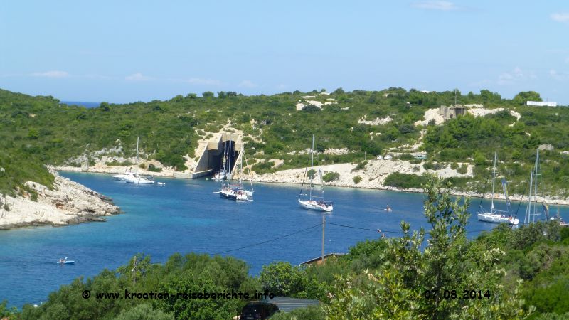 U-Boot Bunker Insel Vis Kroatien