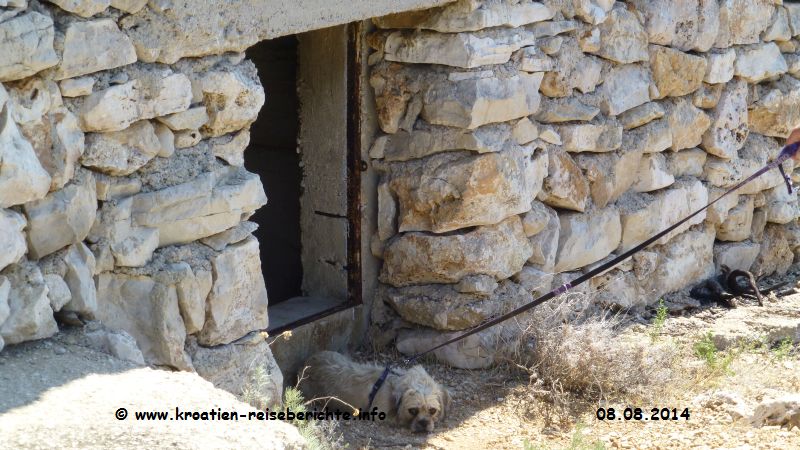 Raketenbasis Komiza Insel Vis Kroatien