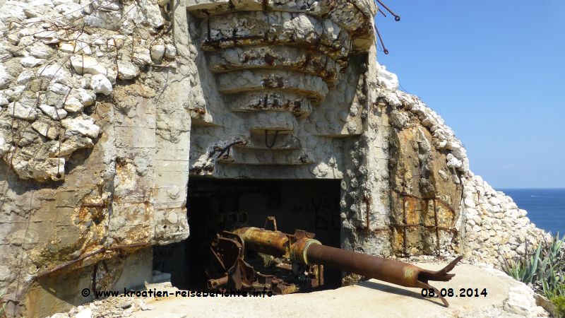 Raketnbasis Insel Vis Kroatien