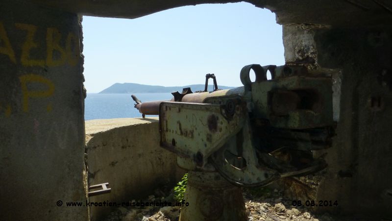Raketnbasis Insel Vis Kroatien