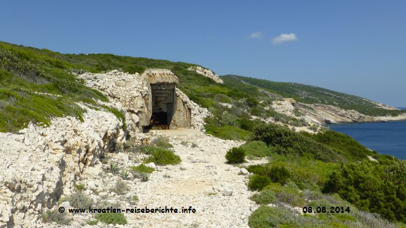Geschtze Insel Vis Kroatien