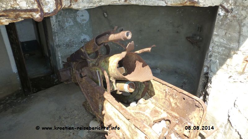 Geschtze Insel Vis Kroatien