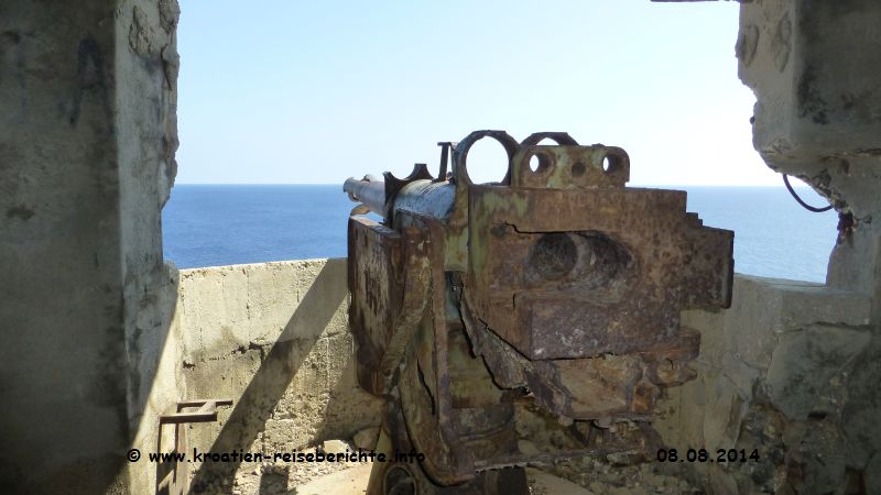 Geschtze Insel Vis Kroatien