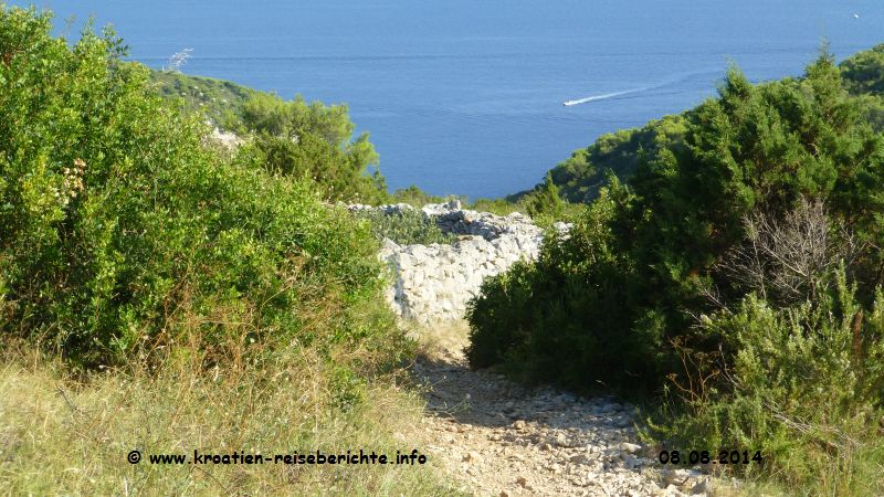 Strand Stiniva Insel Vis Kroatien