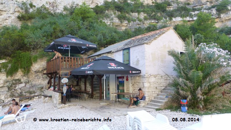 Strand Stiniva Insel Vis Kroatien