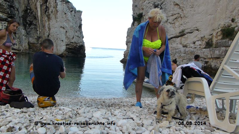 Strand Stiniva Insel Vis Kroatien