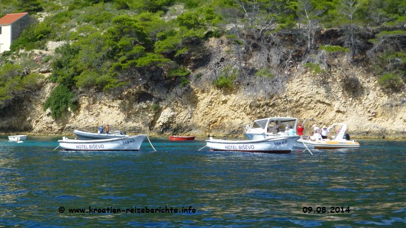 Blaue Grotte Bisevo Kroatien