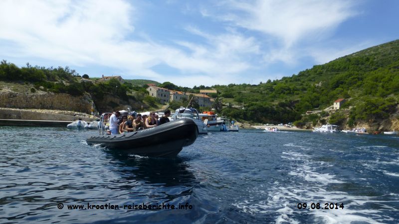 Blaue Grotte Bisevo Kroatien