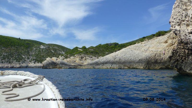 Blaue Grotte Bisevo Kroatien