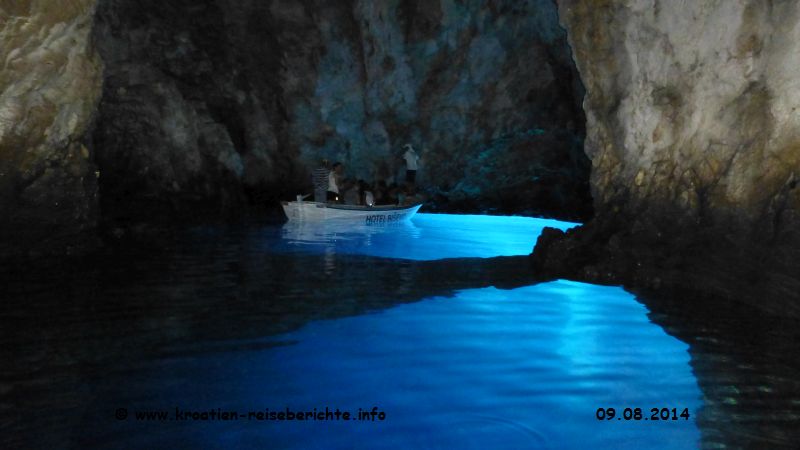 Blaue Grotte Bisevo Kroatien