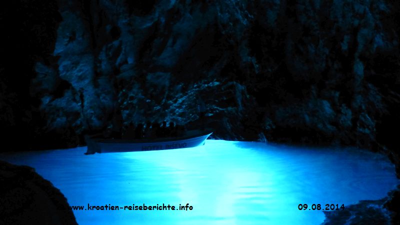 Blaue Grotte Bisevo Kroatien
