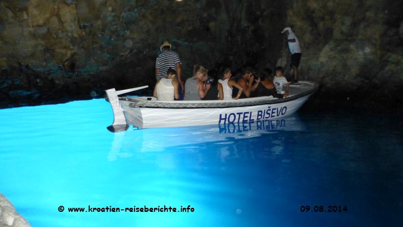 Blaue Grotte Bisevo Kroatien