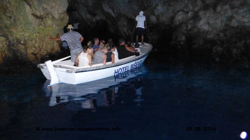 Blaue Grotte Bisevo Kroatien