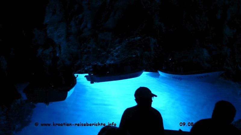 Blaue Grotte Bisevo Kroatien