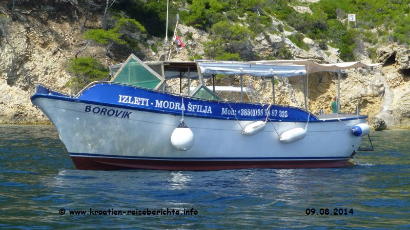 Blaue Grotte Bisevo Kroatien