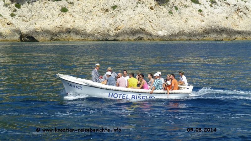 Blaue Grotte Bisevo Kroatien